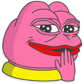 😄 Pepe the Frog sapo, Pepe, meme, meme da internet, desenho animado telegram sticker