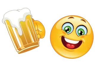 🍺 Emoji, Bière, Boisson, Joyeux, Alcool, Fête telegram sticker