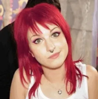 🌀 Hayley Williams นักดนตรี, นักร้อง, คนดัง, ผมแดง, ผู้หญิง, Paramore telegram sticker
