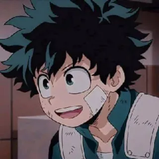 ✨ Izuku Midoriya My Hero Academia アニメ, 漫画, 僕のヒーローアカデミア, 緑谷出久, デク, ヒーロー, キャラクター telegram sticker