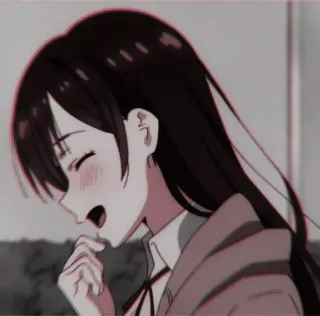 ⛓ Anime, Ragazza, Manga, Cartone animato telegram sticker