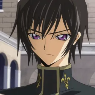 🥀 Lelouch Lamperouge Code Geass 애니메이션, 를르슈, 제로, 코드 기아스, 캐릭터 telegram sticker