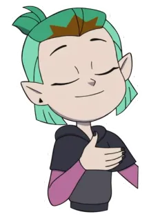 😌 Amity Blight The Owl House hoạt hình, nhân vật, tai họa, amity telegram sticker