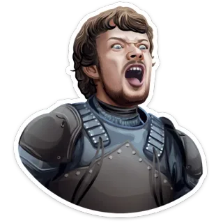 👿 Tyrion Lannister Game of Thrones Tyrion Lannister, Game of Thrones, zangado, fantasia, personagem telegram sticker