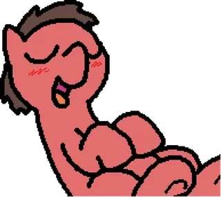 🤤 Pony, Cartone animato, Carino, Animale, Personaggio telegram sticker