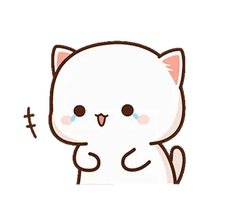 😂 gato, fofo, adesivo, chorando, emoji, desenho animado telegram sticker