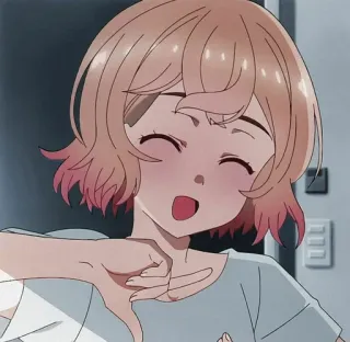 💗 Mami Nanami Rent-A-Girlfriend อนิเมะ, นามิ มามิ, แฟนเช่า, การ์ตูน telegram sticker