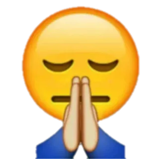 🙏 эмодзи, молитва, руки, медитация, спасибо telegram sticker