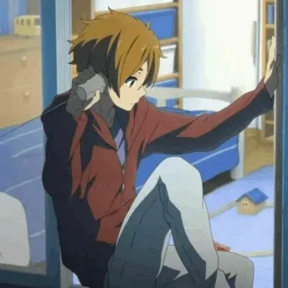 ⛓ Anime, Junge, Casual, Innenbereich, Schlafzimmer telegram sticker