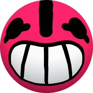 🐸 en colère, dessin animé, monstre, visage, créature whatsapp sticker