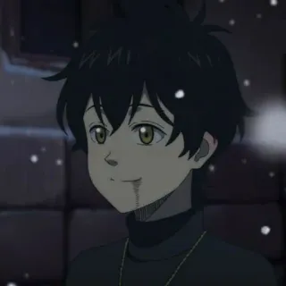 🥑 Anime, Personagem, Menino, Mangá, Sorriso, Arte telegram sticker