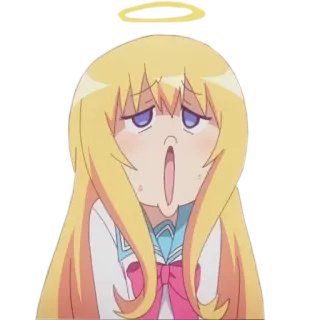 🤡 Gabriel Gabriel DropOut Anime, Mangá, Desenho animado, Engraçado, Anjo, Exausto telegram sticker