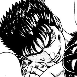 🗡️ Guts Berserk มังงะ, อนิเมะ, ดาบ, นักรบ, สยอง telegram sticker