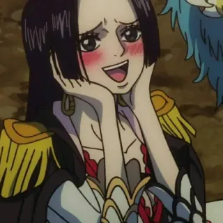 😍 Boa Hancock One Piece Anime, One Piece, Boa Hancock, Manga, Personnage, Dessin animé whatsapp sticker
