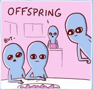 👶 OFFSPRING
BUT- 宇宙人, 面白い, 漫画, 子供 telegram sticker