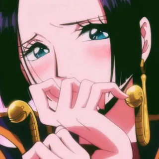 @stikeranimex - boa hancock telegram stickers
