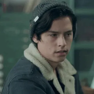 ➖ Jughead Jones Riverdale jughead, riverdale, cole sprouse, série ado, série télé, personnage, bonnet telegram sticker