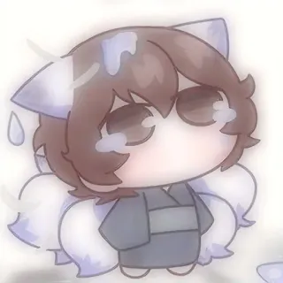 🧸 Anime, Manga, Rubah, Kemonomimi, Menangis, Sedih telegram sticker