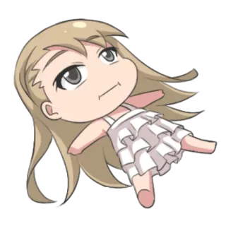 💬 anime, chibi, character, girl, cartoon, cute telegram sticker