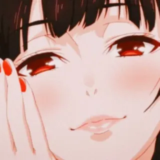 🌟 Yumeko Jabami Kakegurui Аниме, Девушка, Персонаж, Юмеко Джабами, Kakegurui telegram sticker