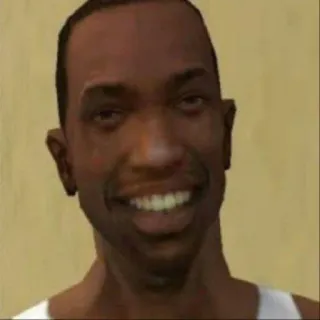 🙂 CJ Grand Theft Auto: San Andreas CJ, Grand Theft Auto, San Andreas, Videospielcharakter, Carl Johnson telegram sticker