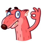 👍 Cartone animato, Gesto, Gesto offensivo, Dito medio, Segno OK, Meme, Internet, Topo telegram sticker