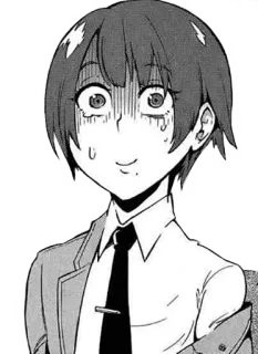 😅 アニメ, 漫画, 心配, 不安, アニメ, ポートレート, 表情 whatsapp sticker