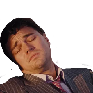 😢 леонардо ди каприо, грустный, великий гэтсби, мем telegram sticker
