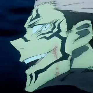 🎴 Ryomen Sukuna Jujutsu Kaisen Anime, Vloek, Schurk, Sukuna, Jujutsu Kaisen telegram sticker