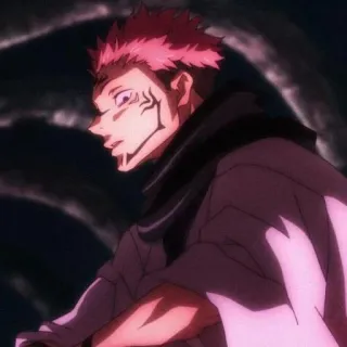 🎴 Ryomen Sukuna Jujutsu Kaisen Anime, Vloek, Jujutsu, Sakuna, Ryomen Sukuna telegram sticker
