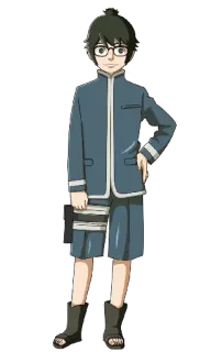 🤓 Shikadai Nara Boruto Anime, Charakter, Junge, Brille, Shikadai Nara, Boruto telegram sticker