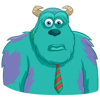 😐 Sully Monsters, Inc. Sully, Die Monster AG, Disney, Pixar, Monster, Cartoon telegram sticker