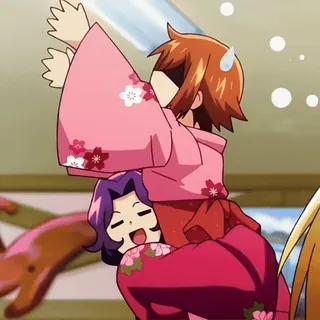 ❤️ Kikyo and Kaede Inuyasha telegram sticker