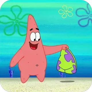 🫥 Patrick Star SpongeBob SquarePants telegram sticker