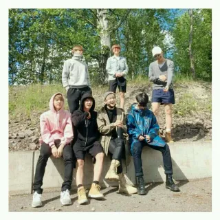 💚 kpop, bts, gruppo, musica, band, idoli, coreano telegram sticker