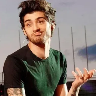 👑 Zayn Malik ゼイン・マリク, 歌手, セレブ, ワン・ダイレクション, ポップスター telegram sticker