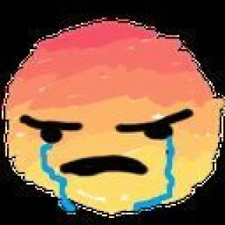 😡 piangere, triste, emoji, arrabbiato, dispiaciuto telegram sticker