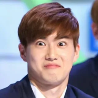 😶 lustiges Gesicht, albern, asiatisch, K-Pop, Meme, doof, Gesichtsausdruck telegram sticker