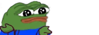 🤷‍♂️ Pepe the Frog Pepe, meme, frog, sad, internet meme, popular meme telegram sticker