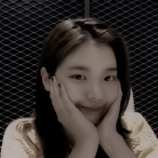 🥰 女人, 女孩, 肖像, 脸, 韩国, 亚洲, 微笑, 快乐 telegram sticker