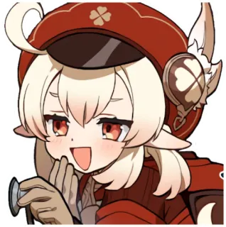 🤭 Klee Genshin Impact Klee, Genshin Impact, Anime, Videogame, Personage telegram sticker