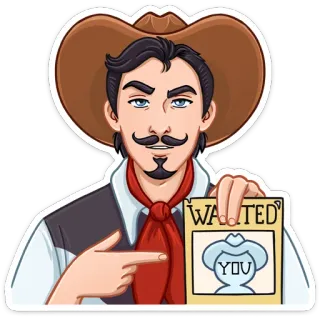 Ковбой Клинт (@TgSticker) whatsapp stickers