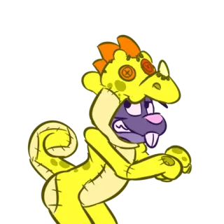 😘 Hoạt hình, Động vật, Khủng long, Trang phục, Dễ thương, Hài hước telegram sticker