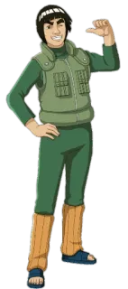 😁 Might Guy Naruto อนิเมะ, การ์ตูน, ตัวละคร, ท่าโพส, ไมท์ กาย telegram sticker