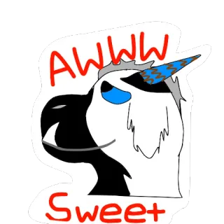 😍 AWWW
Sweet süß, Cartoon, Tier, Sticker telegram sticker