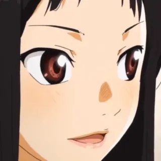 🎹 Anime, Mujer, Retrato, Dibujos animados, Personaje, Chica whatsapp sticker