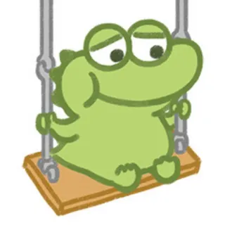 🙁 animal, cartoon, cute, kawaii, character, sticker, clipart, drawing telegram sticker