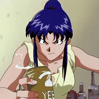 😡 YEBISU Anime, Mujer, Cerveza, Yebisu, Bebida telegram sticker