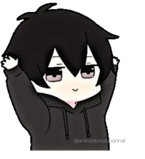 😁 anime, cute, cartoon, chibi telegram sticker