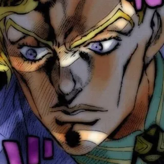 🐈‍⬛ Yoshikage Kira JoJo's Bizarre Adventure Anime, Manga, Jojo, Kira, Yoshikage Kira telegram sticker
